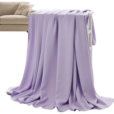 Couette en Fibre de Bambou Couette de lit d'été Couette rafraîchissante légère et fine pour fibre de bambou respirante (1/5)