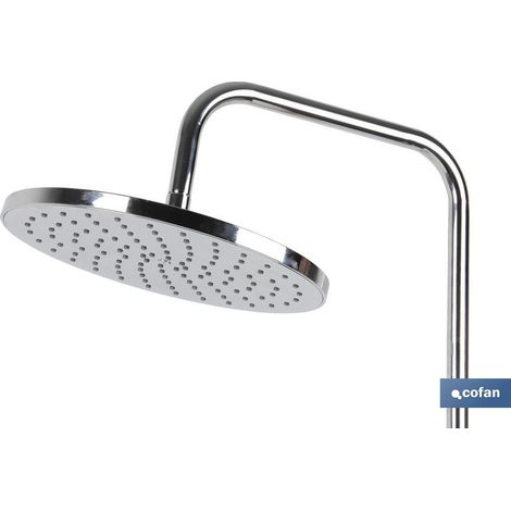 Runder Duschkopf aus Messing, 30 cm (1/2)