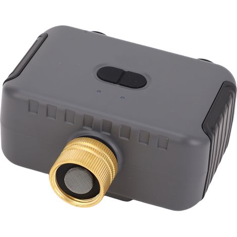 Minuterie d'arrosage 2 voies, raccord tuyau filetage G3/4, étanche IP55, programmateur irrigation avec retard pluie (1/5)
