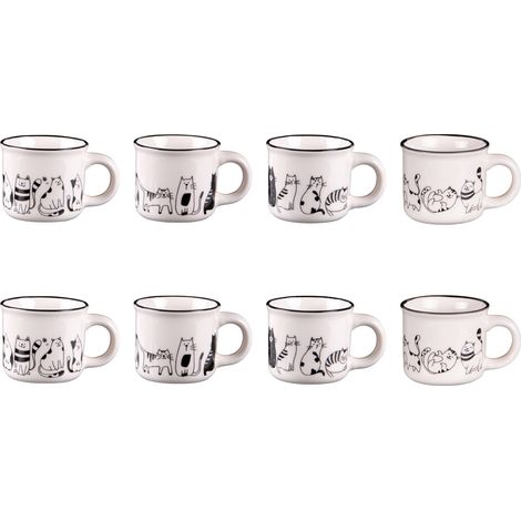 Table Passion - Coffret 8 tasses Friends 11 cl
