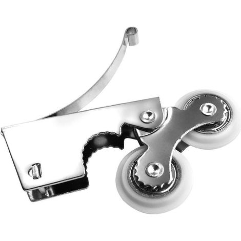 Poulie à double roue pour porte, fenêtre ou armoire (lot de 6) (1/5)