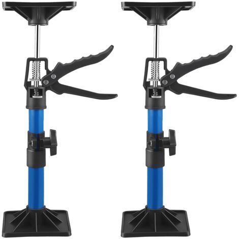 BUNTHAUS Etai Telescopique, 2 Pièces Reglable Support 30-59 cm Tendeur de Châssis Charge Maximale 40 kg pour Plafond Montage Plaques de Plâtre Armoires Cadres de Porte(30-59 cm) (1/5)
