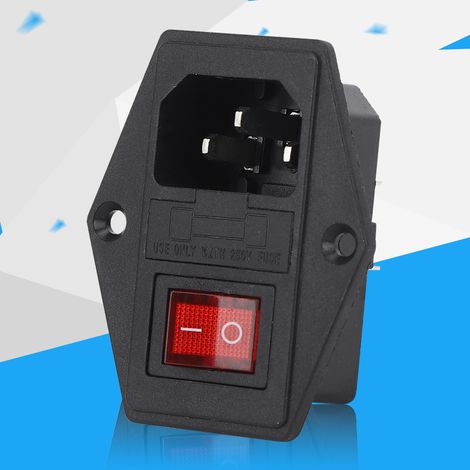 3 prises secteur, 4 pôles, avec fusible et éclairage intégrés, accessoires pour imprimante 3D (1/5)