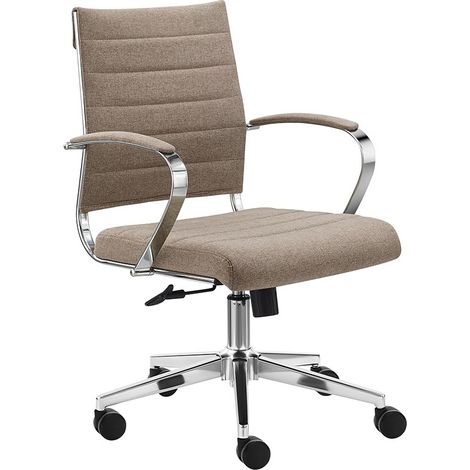 Silla de Oficina Cádiz Taupe - Tela (1/5)