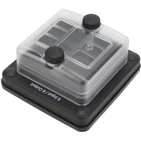 Boîte à fusibles étanche à 6 voies ATO/ATC avec indicateur LED rouge pour voiture, bateau, camping-car ou camion (1/5)