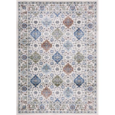Tapis Oriental Vintage Lavable En Machine - Antidérapant, Extra-Plat Et Doux à Poils Ras - Pour Sous La Table à Manger, Salon, Chambre, Bureau, Entrée Et Cuisine (1/5)