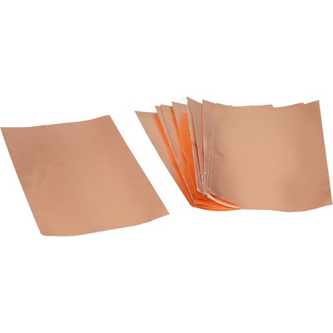 Lot de 10 rubans adhésifs conducteurs et étanches en feuille de cuivre pour le blindage, les travaux manuels et les réparations électriques (1/5)