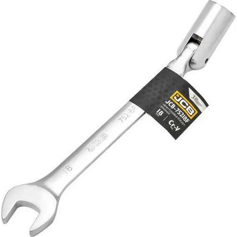 Steckschlüssel JCB 18 mm Gelenk flexibel robust ergonomisch