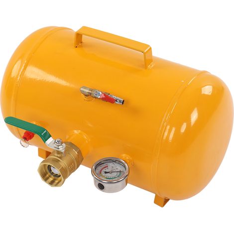Gonfleur de pneu 5 gallons avec siège de talon, outil de réparation auto pour voiture, camion et camping-car, gonflage rapide du pneu (1/5)