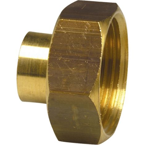 Raccord deux pièces union 359GC en laiton pour circulateur G2" (50/60) - cuivre Ø40 - Thermador