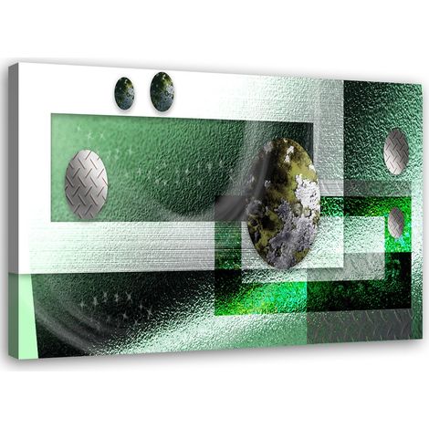 Tableau déco Sphères abstraites Vert 60x40 (1/5)