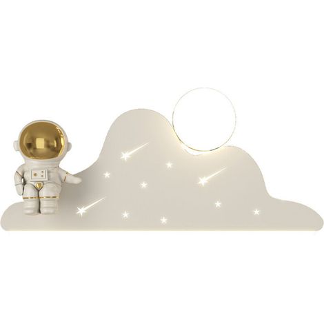 Astronaute LED Applique Murale Pour Chambre D'enfants Dimmable Chevet Applique Murale Projection Étoiles Veilleuse Blanc Contemporain Moderne Applique Murale (1/5)