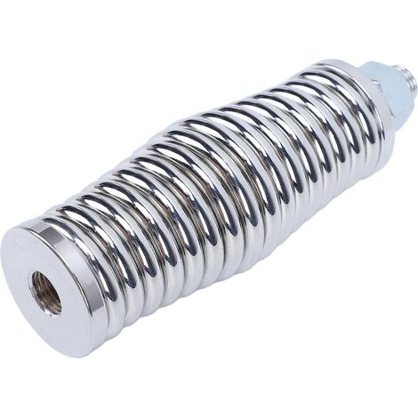Ressort D'antenne Radio CB, Ressort chromé en Acier Inoxydable à Filetage 3/8-24, 3 Pouces avec Support D'antenne de 5 Pieds pour Véhicules Tout-terrain ATV UTV (1/5)