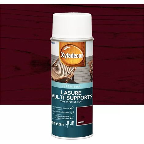 Lasure Xyladécor Multi-supports aérosol Noyer 0,4 L (1/3)