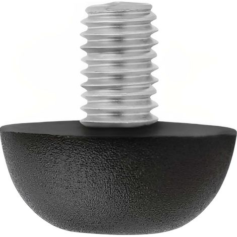 Pieds à vis pour meubles de terrasse, chaises et tables (8 mm x 1,25) (16, noir) (1/5)