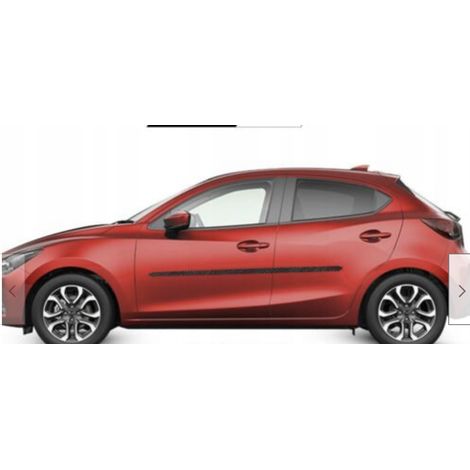 Mazda 2 - Molduras laterales negras para las puertas (1/5)