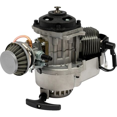Motore da 3 CV, avviamento manuale a strappo, colore nero. (1/2)