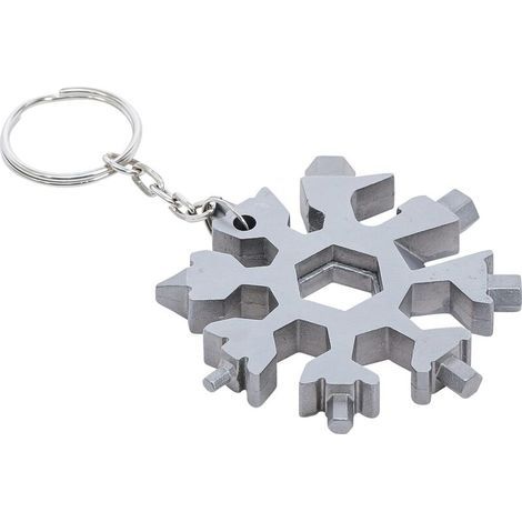 Herramienta multiusos DIY Snowflake 18 en 1 de acero de alto carbono (1/5)