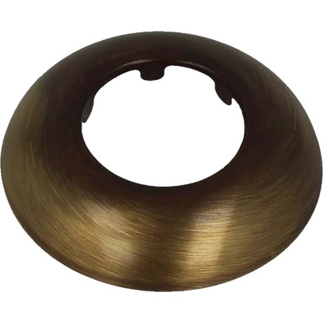 tecuro Siphon-Wandrosette Ø 65 mm x 15 mm - Messing bronciert (1/2)
