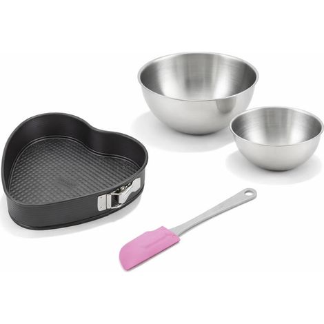 Set de 4 ustensiles de pâtisserie moule à gâteaux 2 bols et spatule pâtisserie Spécial créative Spécial créative Zenker Spécial créative (1/5)