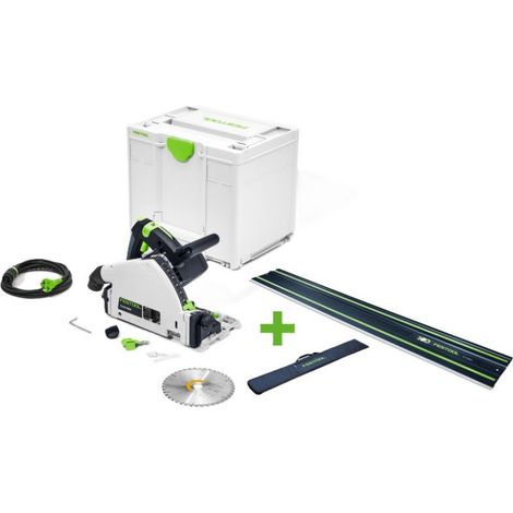 FESTOOL Tauchsäge TS 55 FEBQ-Plus + FS 1400/2 BL + FS-BAG 1400 - 576703A (1/4)