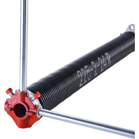 Ressort de torsion porte garage paire 0.225x2x24 pouces 16000 cycles noir electrophorese barres outils gants (1/5)