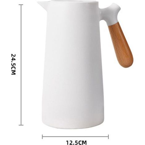 Bouteille isotherme bois Carafe isotherme poignée bois (1/4)