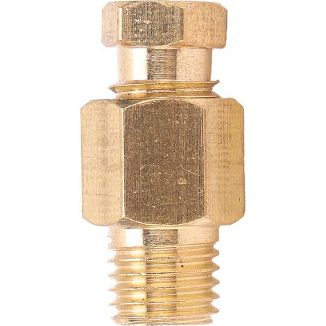 Raccord en laiton droit à filetage mâle pour tuyau, raccord industriel PD408 (1/5)