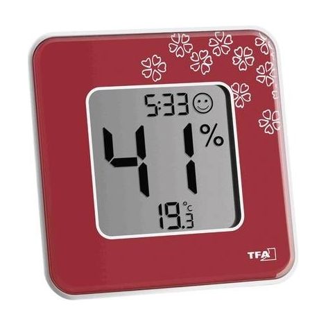 TFA Dostmann Style Termoigrometro Rosso 30.5021.05