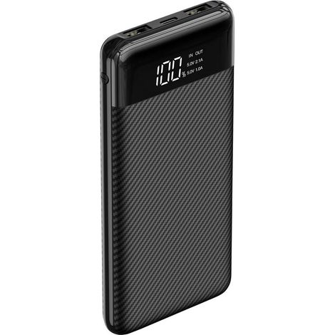 XCell Power bank 10000 mAh LiPo Nero Indicazione di stato (1/4)