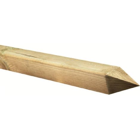 Paletto 7x7x150 cm in legno impregnato in autoclave con punta quadrato