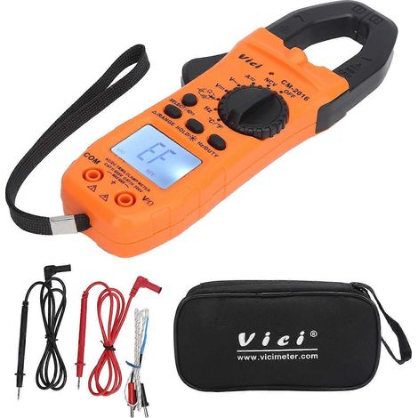 Digitales Zangenmessgerät Multimeter AC DC NCV True RMS Multifunktions-Zangenmessgerät CM2016