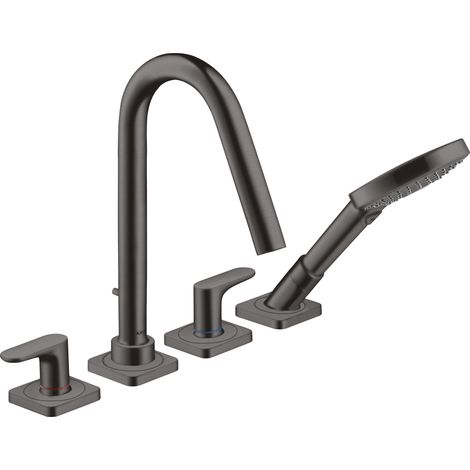 hansgrohe AXOR Citterio M Canto de 4 agujeros con tiradores y (1/2)