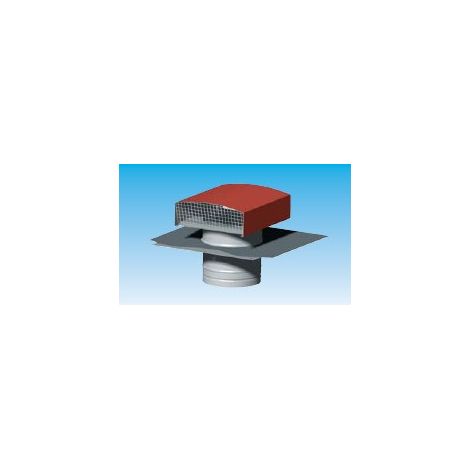 Chapeau de toiture métallique D.150/160mm rejet 420 m3/h asp 245 m3/h ardoise S&P 872086