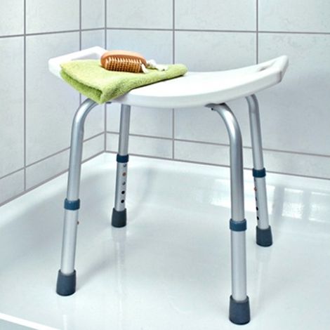 Sgabello Doccia Bagno per Anziani Regolabile Altezza Sedia Disabili Sedile Bambini (1/5)