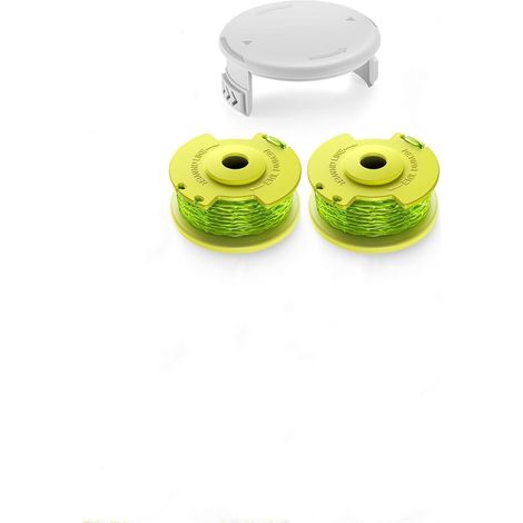 carretes de hilo para recortadora de césped Ryobi (AC80RL3) con 1 tapa de extremo (1/5)