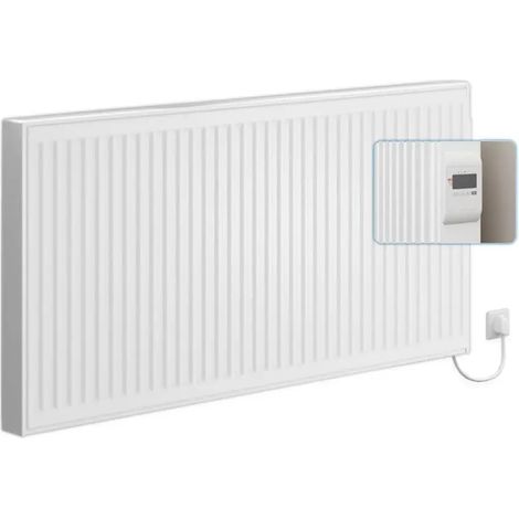 Kermi x-therm +e Radiatore elettrico, Profilo 600x800 mm, 1000 Watt, regolatore a destra, con spina, F1E21060080164K