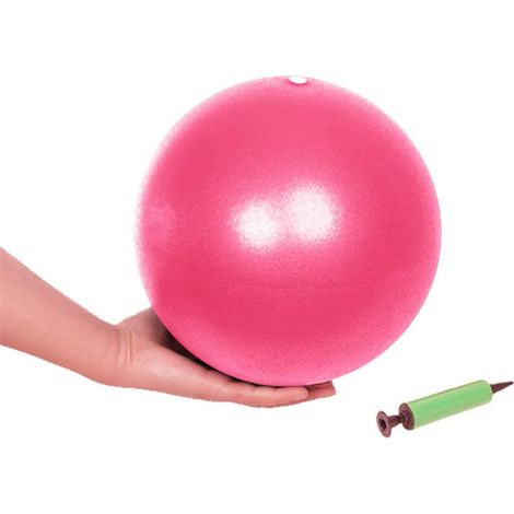 Petit ballon d'exercice, mini ballon de fitness pour barre, pilates, gym, yoga, stabilité, Bender Physica - Rouge (1/4)