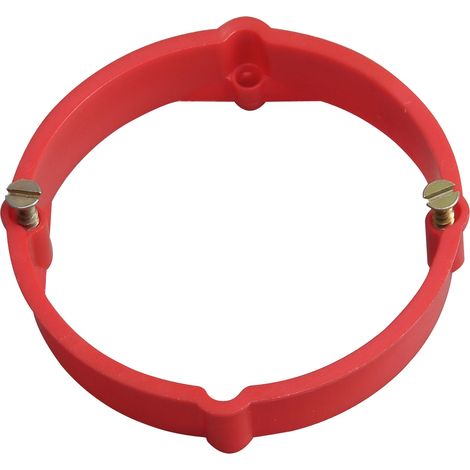 Kopp - Putzausgleichsring, Tiefe: 12mm, für Ø60mm UP-Schalterdose, rot, Profi-Pack: 15 Stück - 357101500 (1/2)