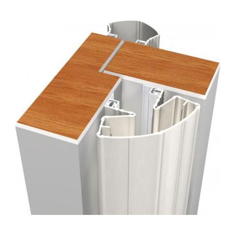Joint Euro Pare Doigts Plus - Kit A Euro Pare-doigt 198 cm - coloris standards - Aluminium naturel ral 9006 - 50-90