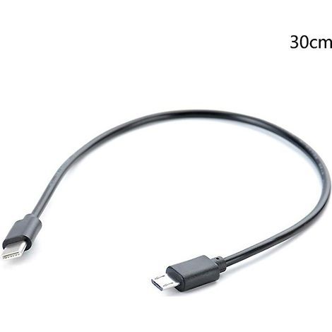 Type C USB-C to Micro USB Cable Micro B USB Type C Cable Male to Male Data Cable 30CM (1/5)