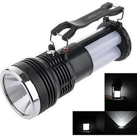 Trade Shop - Lámpara De Linterna Led Smd Recargable Con Panel Solar Yj-2881t -
