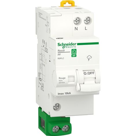 Resi9 XP - parafoudre combi - 10kA - 1P+N avec accessoires