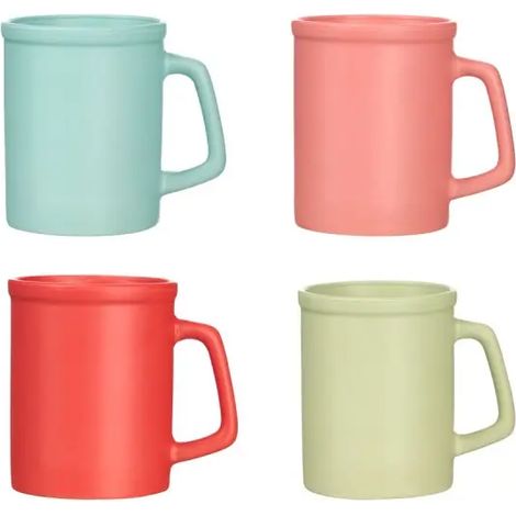 Carafe en céramique 550 ml, dimensions 13,5 x 12,2 x 9,7 cm, couleurs assorties (1/3)