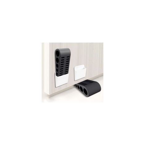 Cales de Porte en Caoutchouc Noir – Lot de 2, Anti-Collision et Silencieuses pour Votre Maison