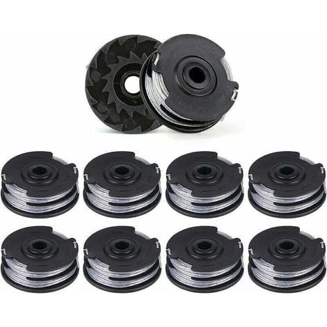 Bardusch – 10 Ersatzspulen Trimmerfaden für Freischneider, Doppelfaden, 6 m x 1,6 mm, passend für Bosch Modelle ART 30-36 LI, ART 30, ART 27 und ART 24 (1/4)