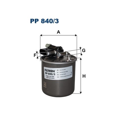 Kraftstofffilter PP840/3 Filtron
