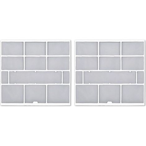2er-Pack Staubfilter für Klimaanlagen – Unverzichtbares Zubehör für eine bessere Luftzirkulation (28,2 x 26,5 cm) (1/5)