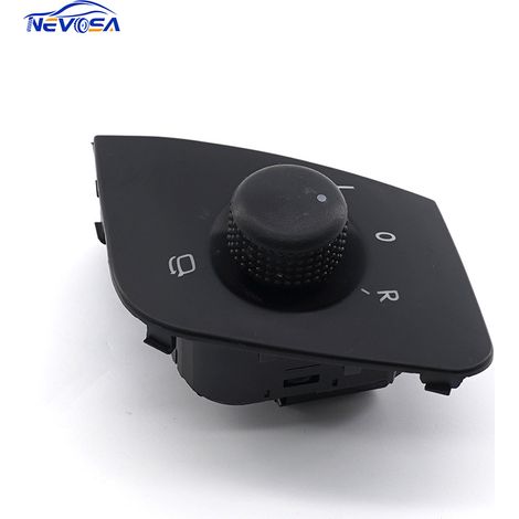 6J1959565 and 6J1959565A are applicable to the electric rearview mirror switches of 2008-2015 Volkswagen SEAT. (1/4)