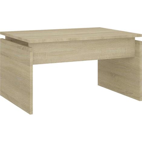 Maison Exclusive - Couchtisch Sonoma-Eiche 68x50x38 cm Holzwerkst (1/5)